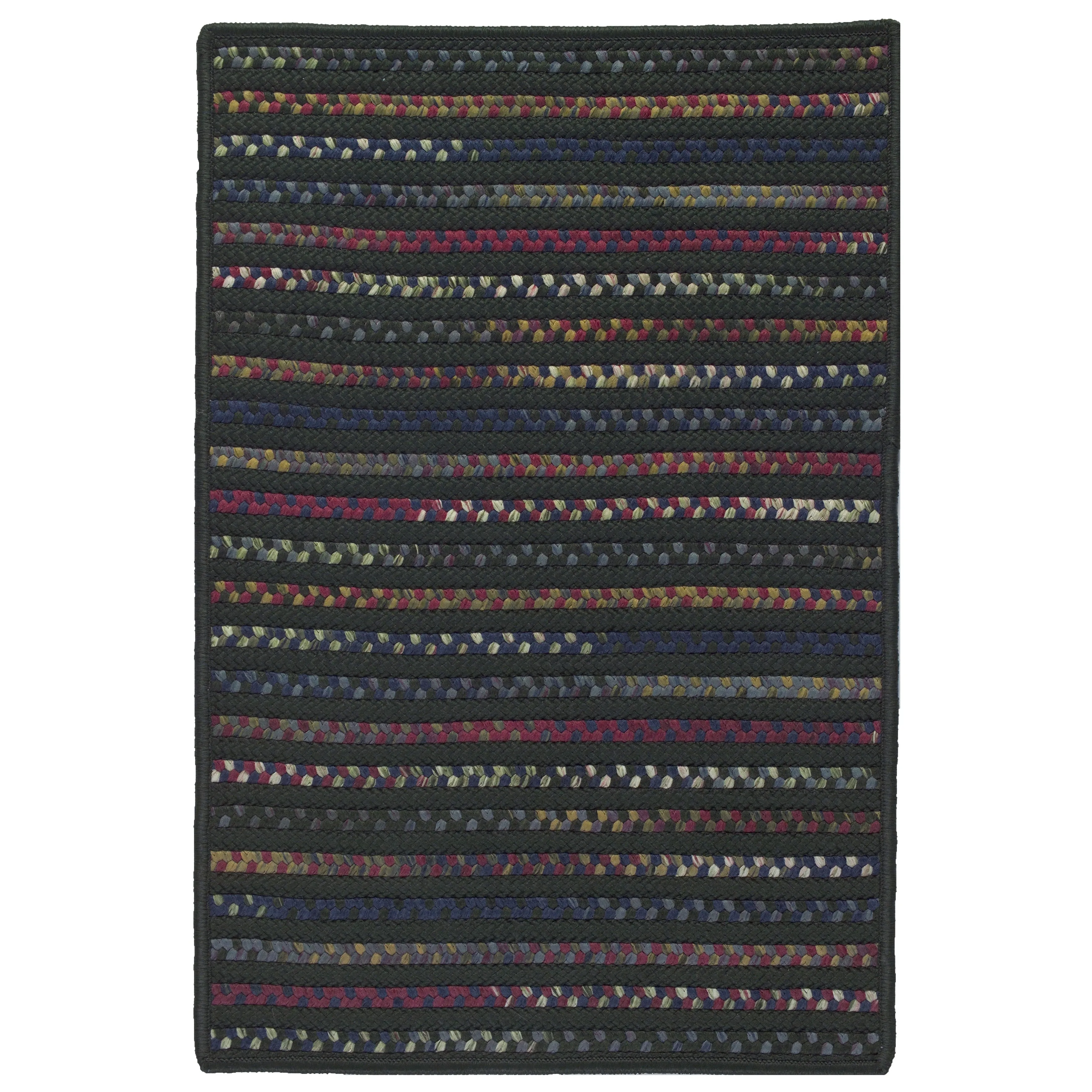 Colonial Mills Phoenix Multicolor Geometric Striped Braided Area Rug