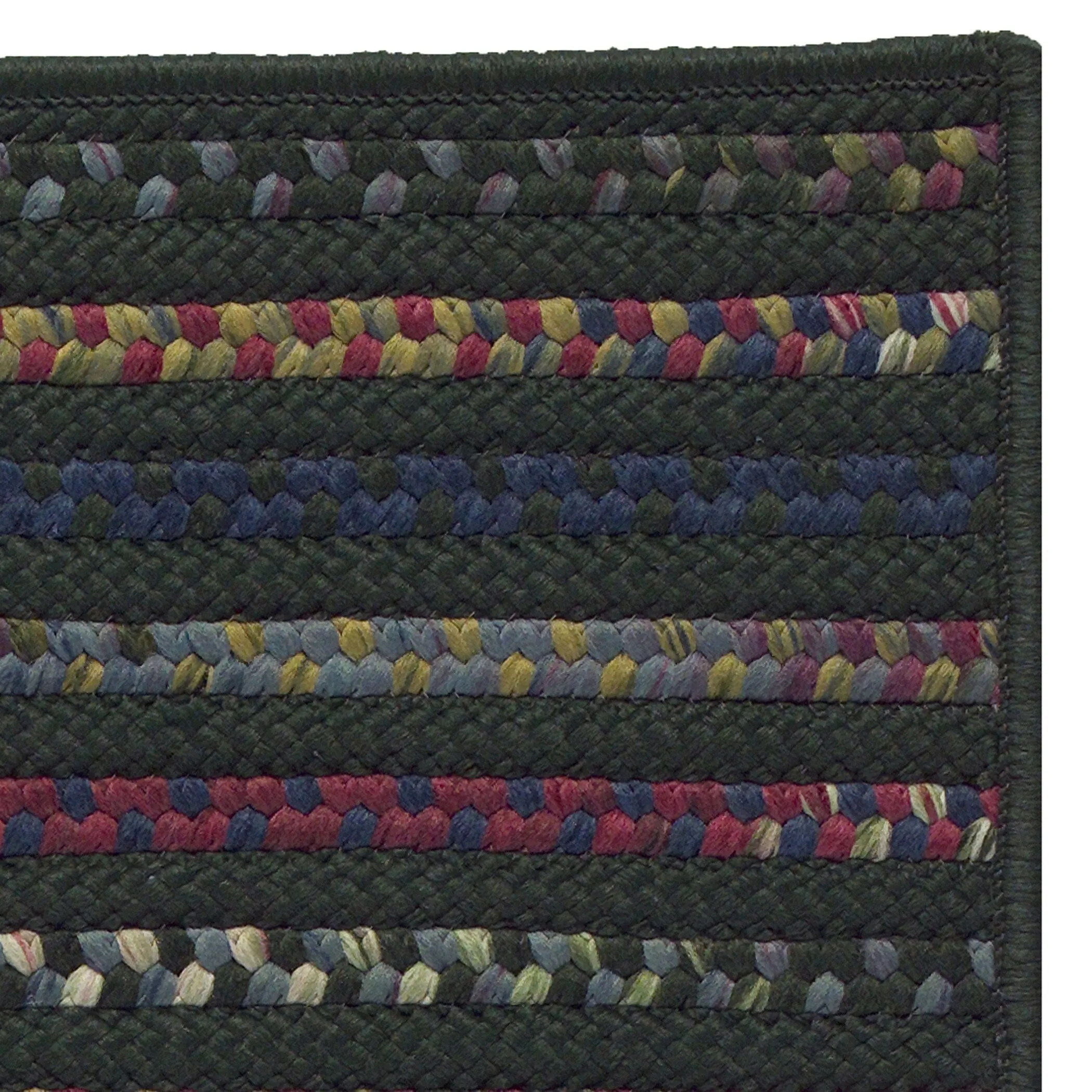 Colonial Mills Phoenix Multicolor Geometric Striped Braided Area Rug