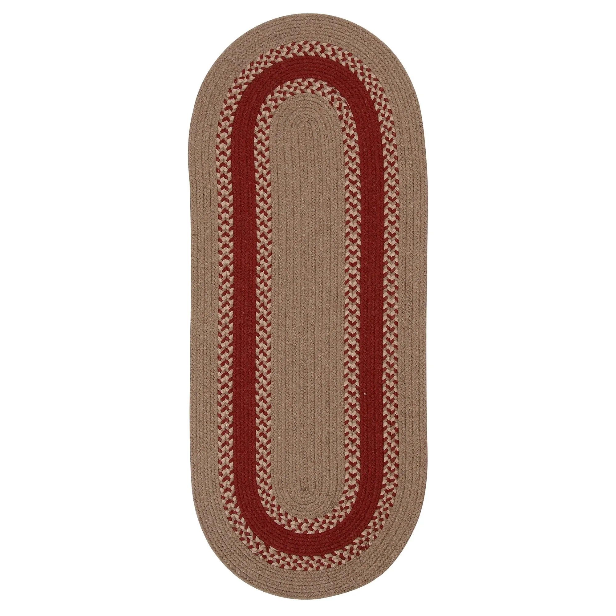 Colonial Mills Scarborough Wool Blend Banded Indoor Area Rug