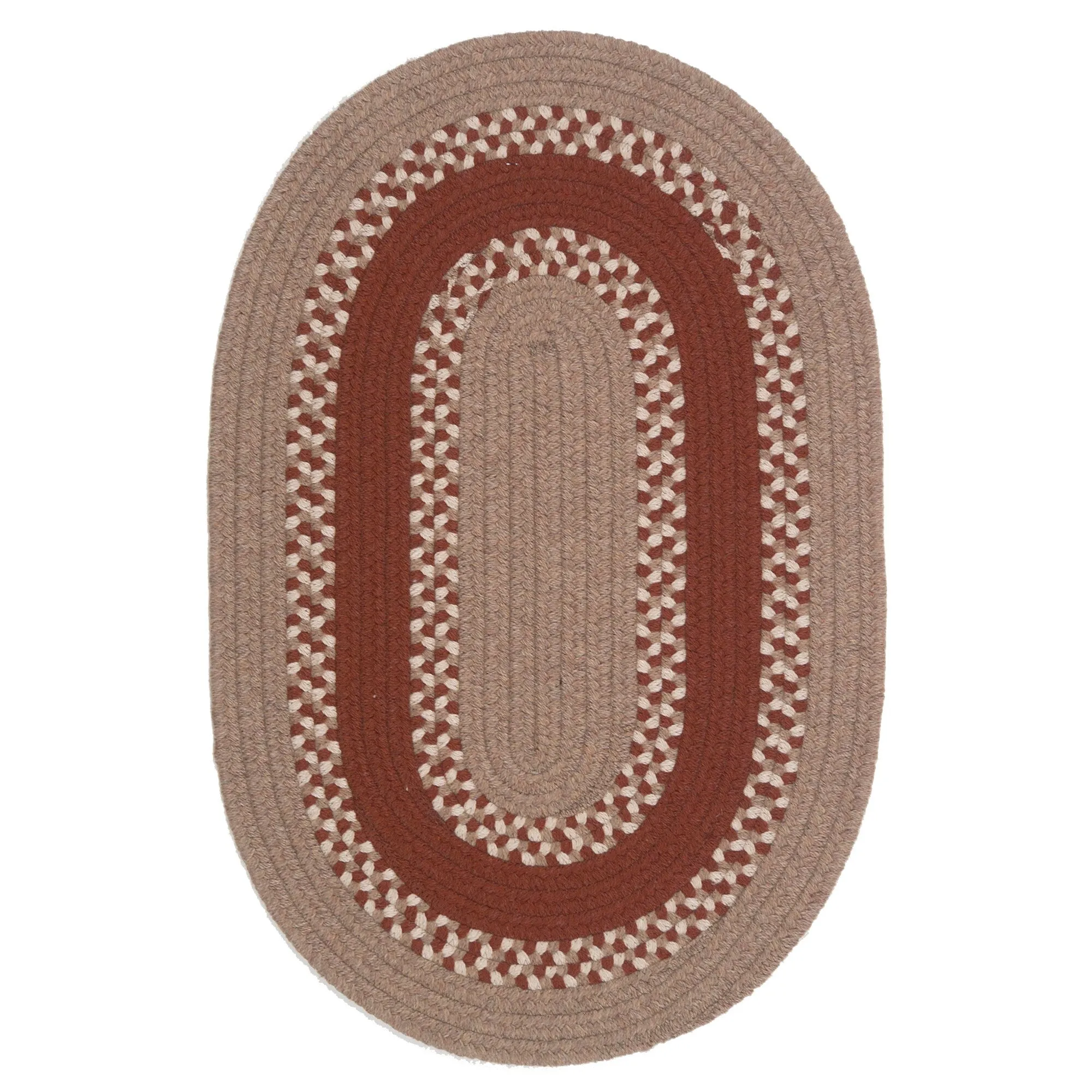 Colonial Mills Scarborough Wool Blend Banded Indoor Area Rug