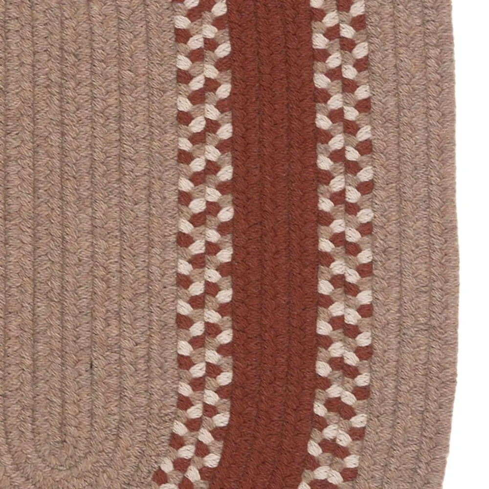 Colonial Mills Scarborough Wool Blend Banded Indoor Area Rug