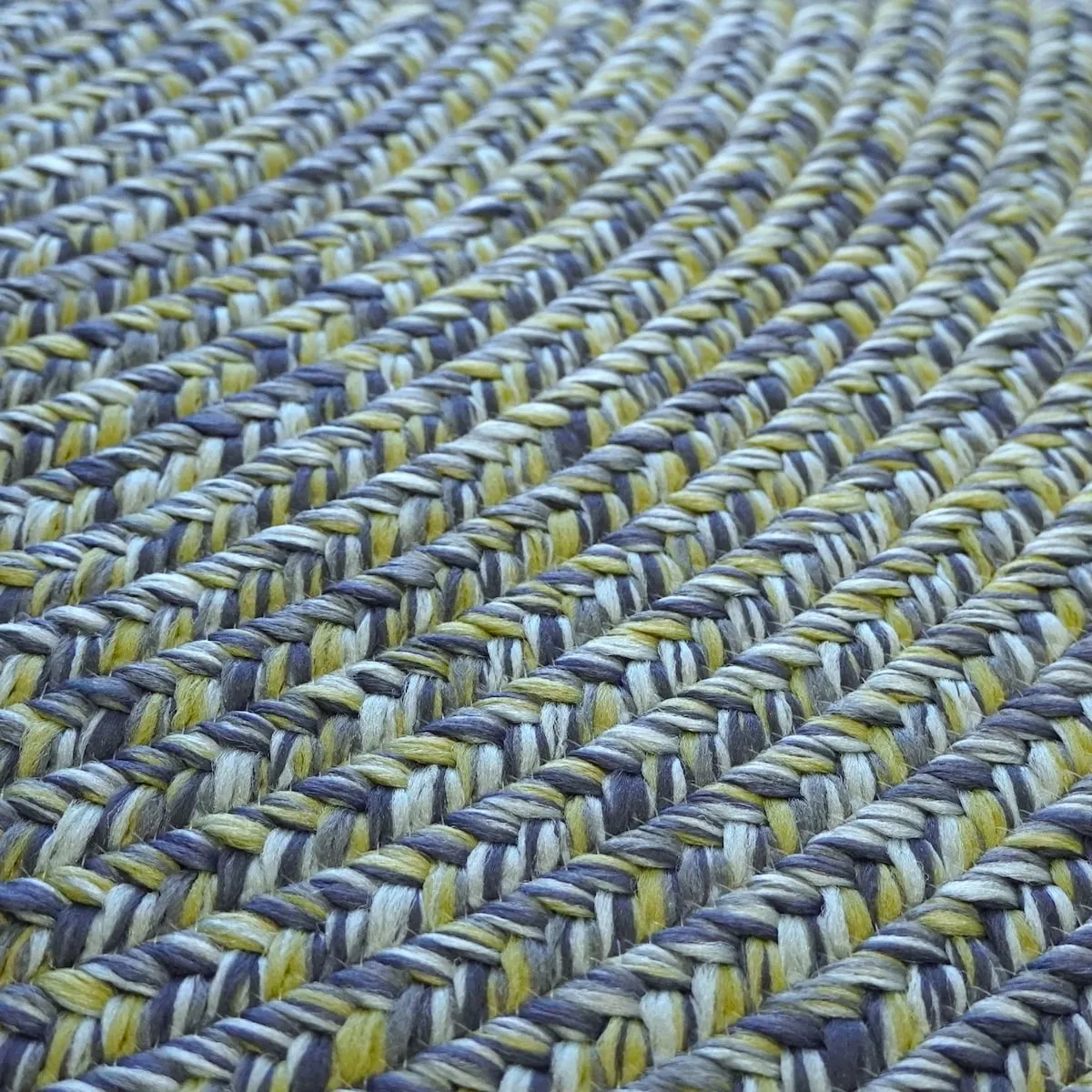 Colonial Mills Seaside Blue Tweed Runner Braided Area Rug