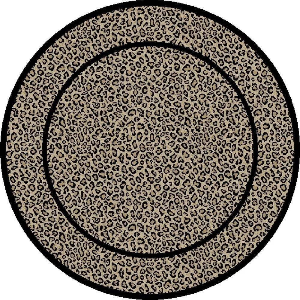 Concord Global Leopard Animal Area Rug