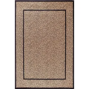 Concord Global Leopard Animal Area Rug
