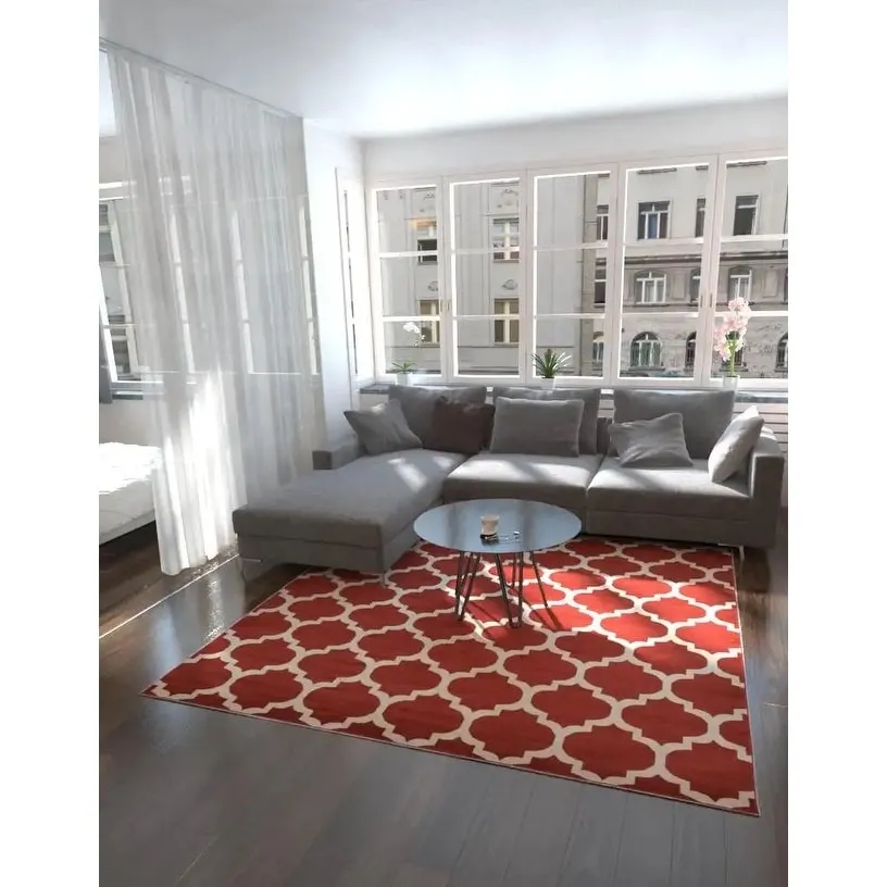Contemporary Akiva Collection Area Rug