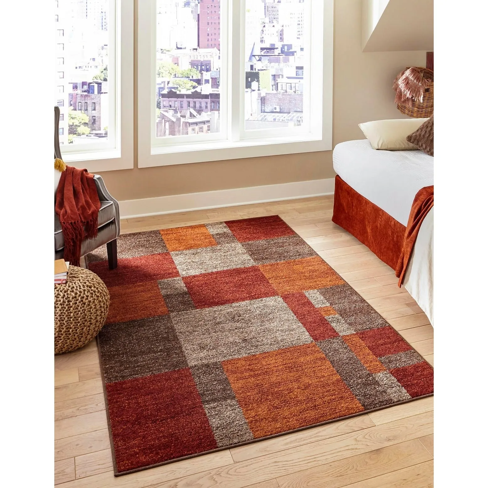 Contemporary Beallara Collection Area Rug