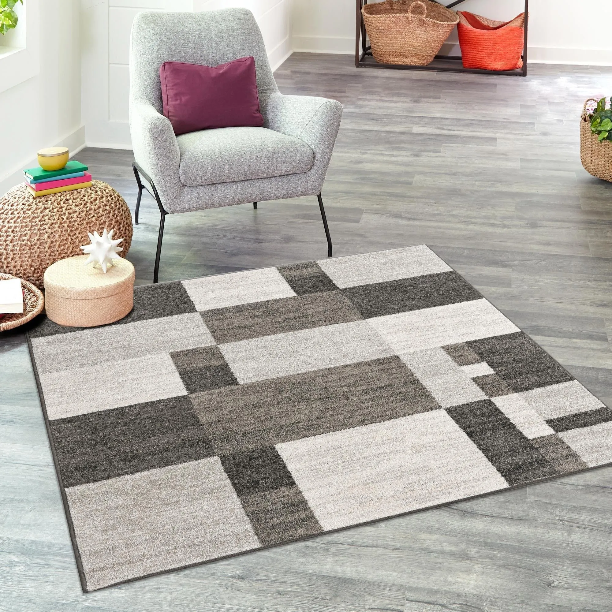 Contemporary Beallara Collection Area Rug