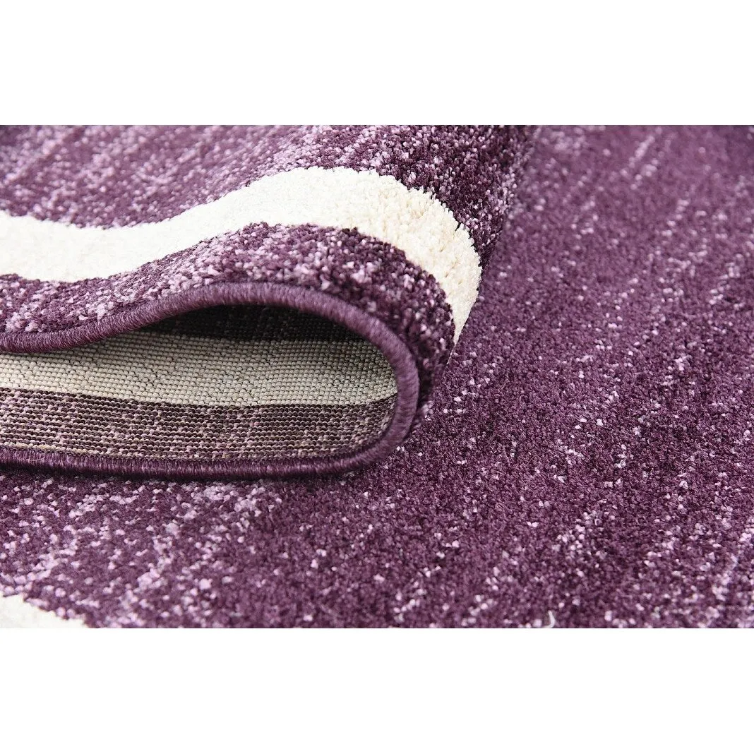 Contemporary Weby Collection Area Rug