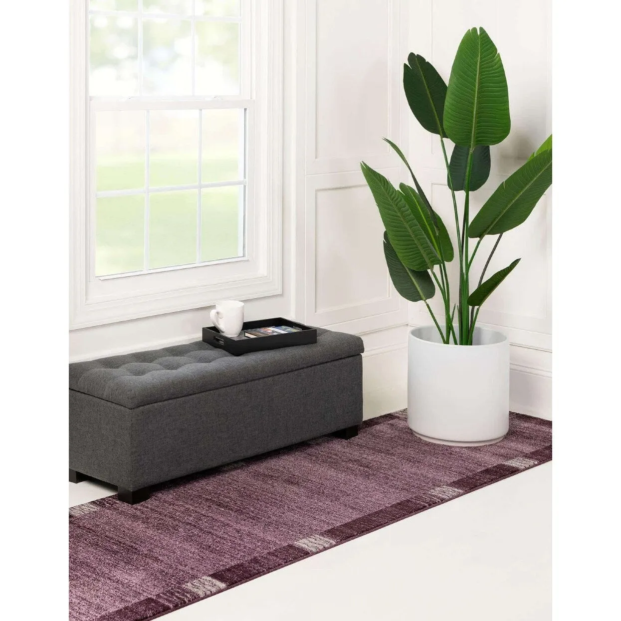 Contemporary Weby Collection Area Rug