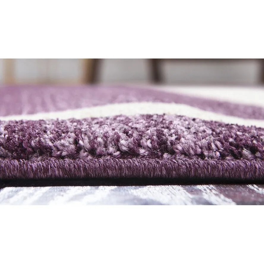 Contemporary Weby Collection Area Rug