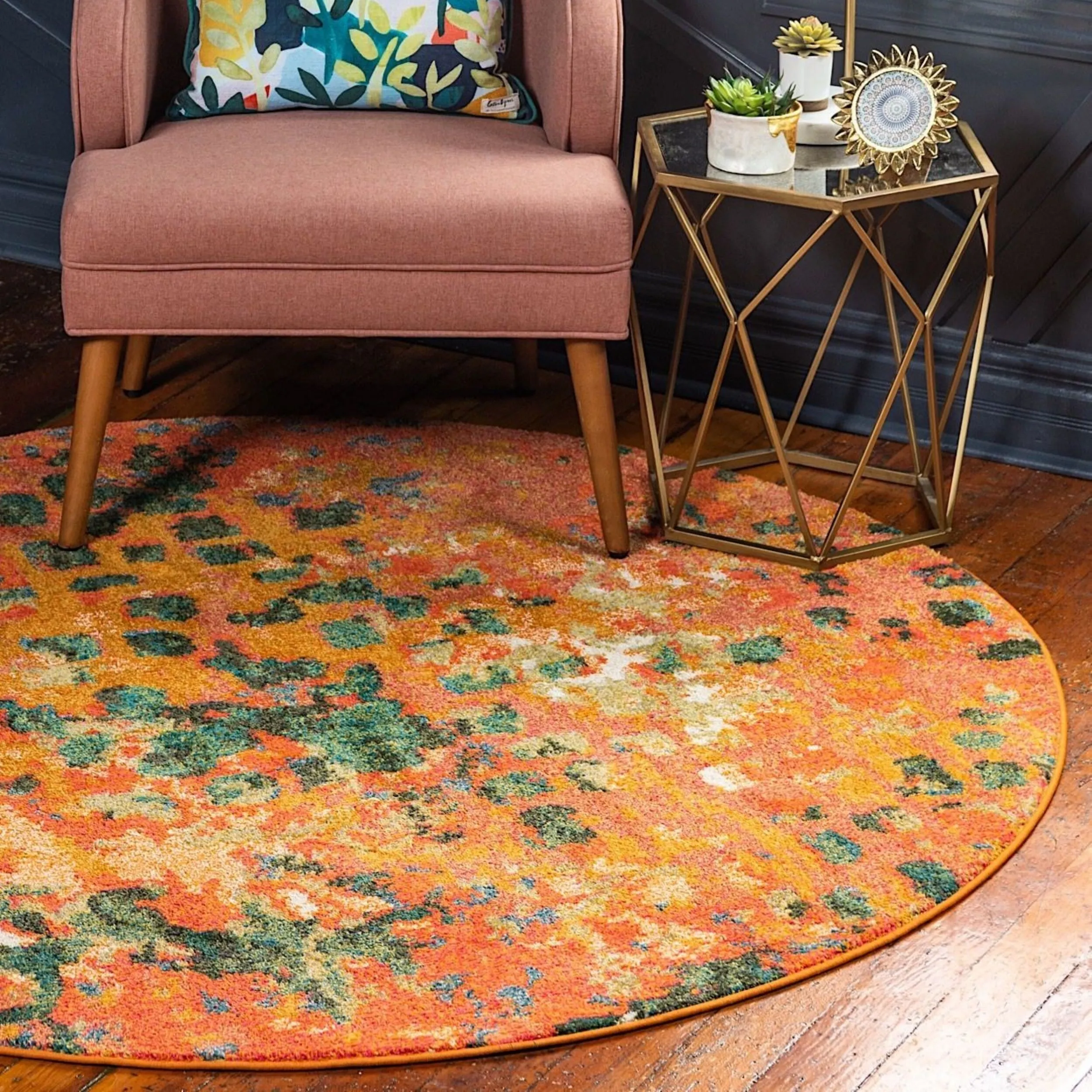 Contemporary Zhale Collection Area Rug
