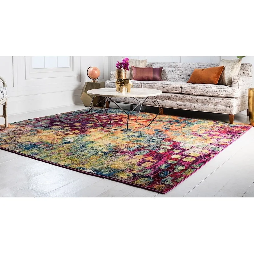 Contemporary Zhale Collection Area Rug