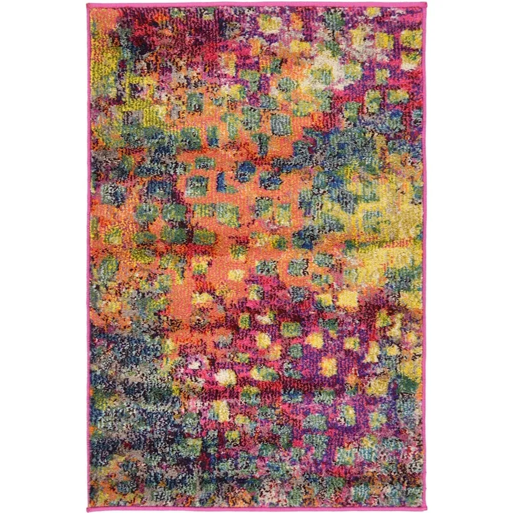 Contemporary Zhale Collection Area Rug