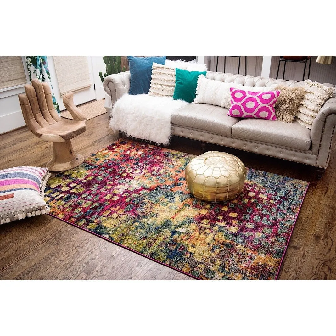 Contemporary Zhale Collection Area Rug