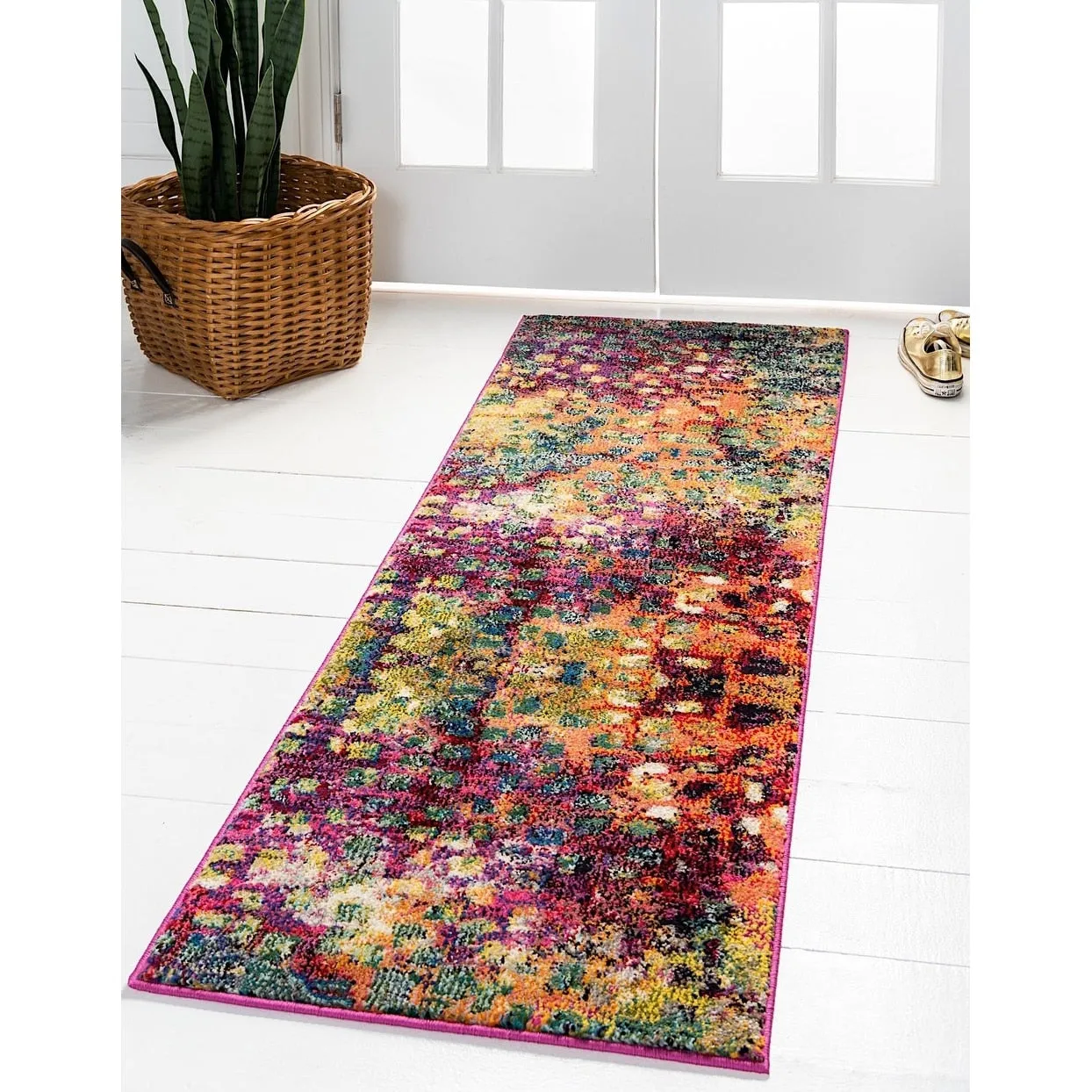 Contemporary Zhale Collection Area Rug