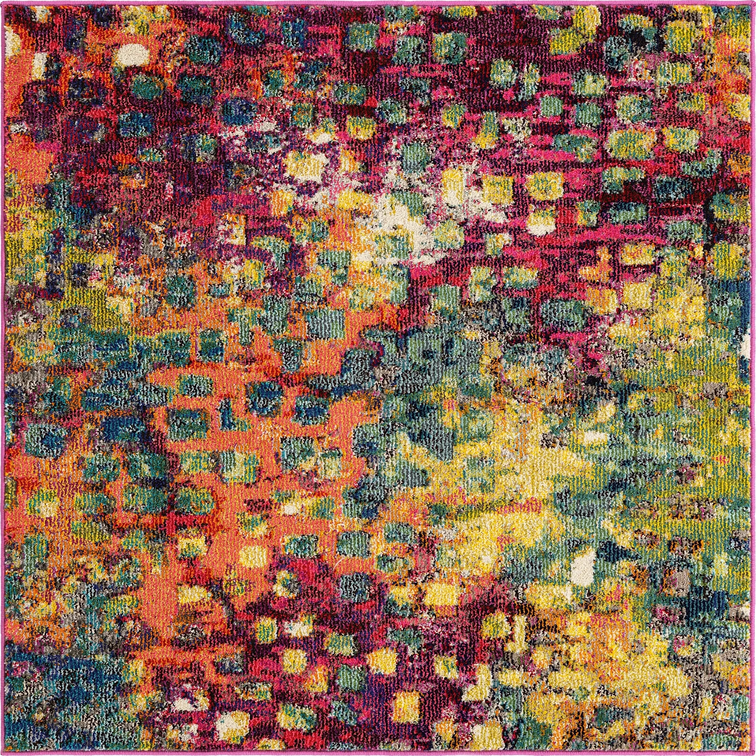 Contemporary Zhale Collection Area Rug
