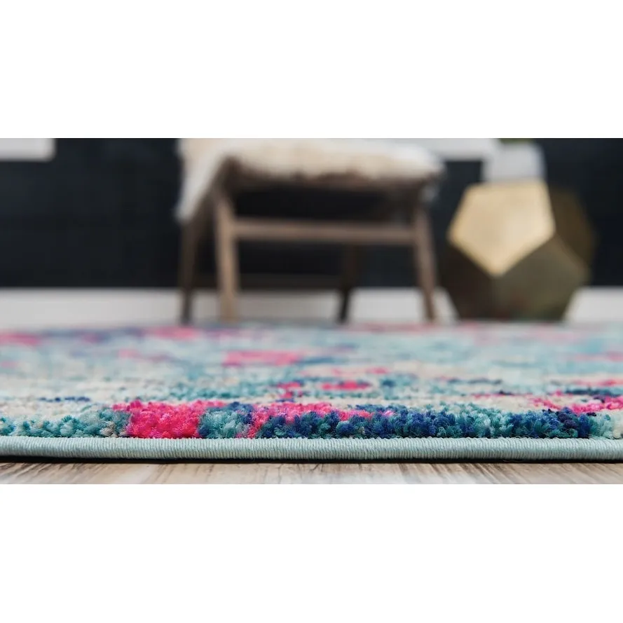 Contemporary Zhale Collection Area Rug