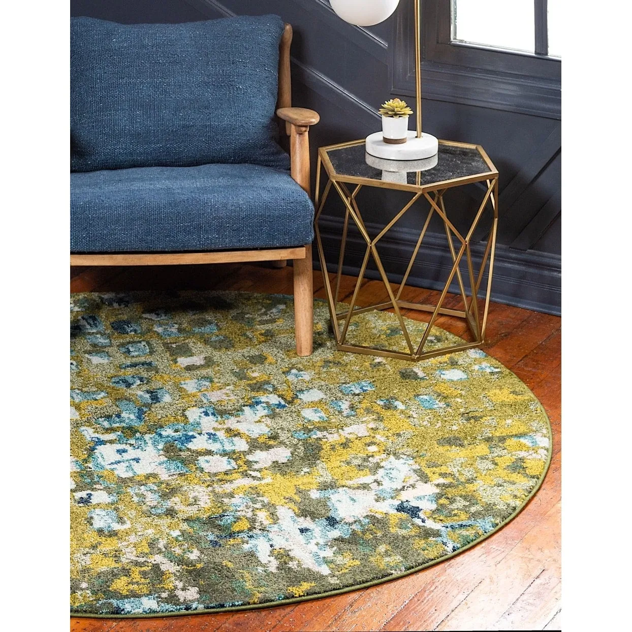 Contemporary Zhale Collection Area Rug