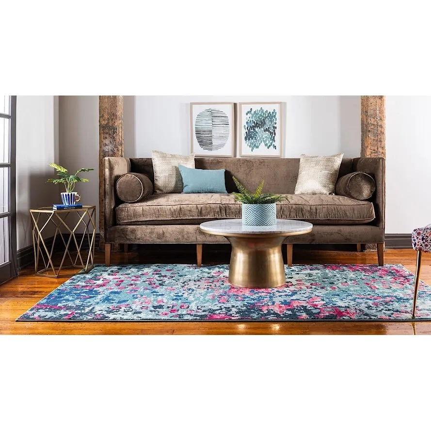 Contemporary Zhale Collection Area Rug