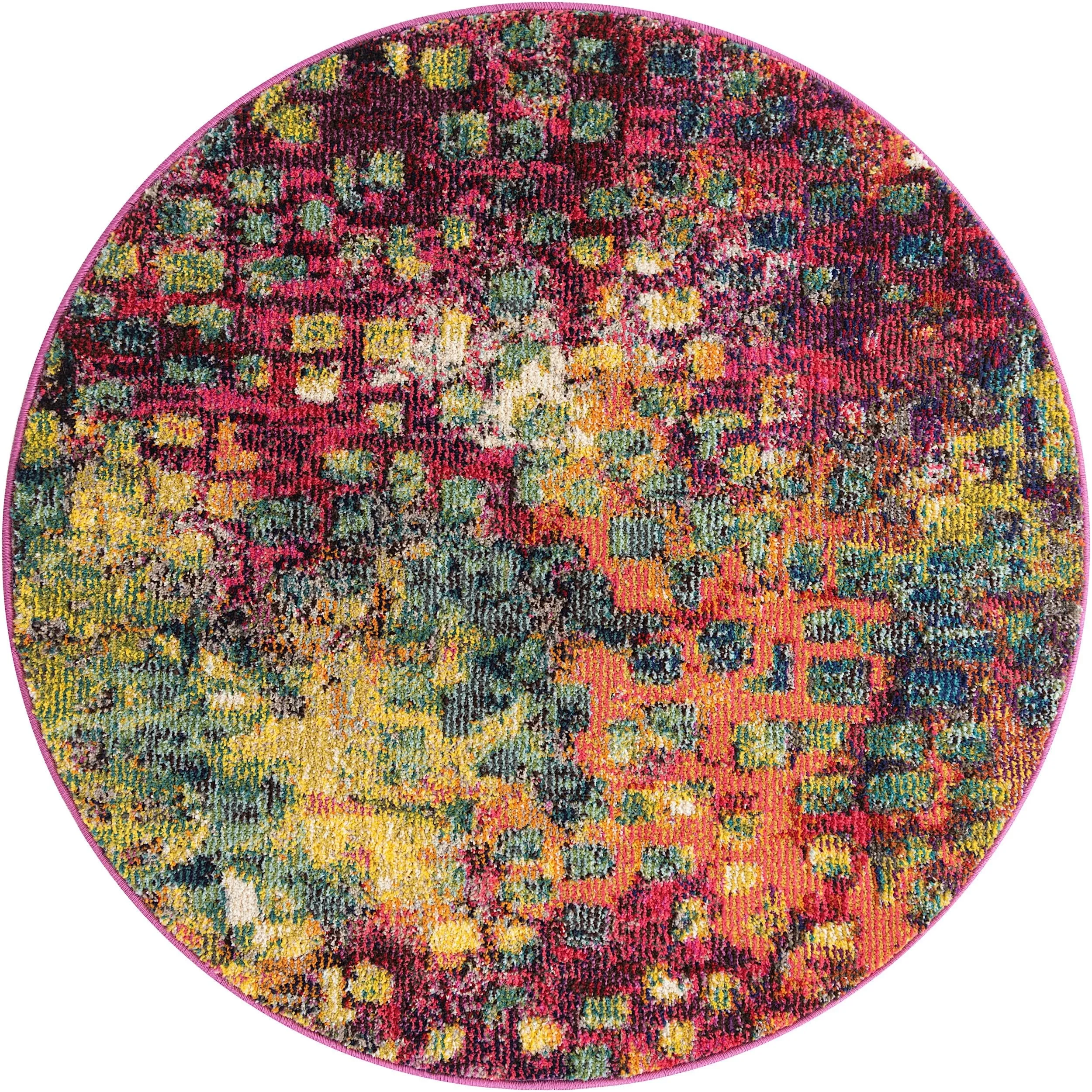 Contemporary Zhale Collection Area Rug