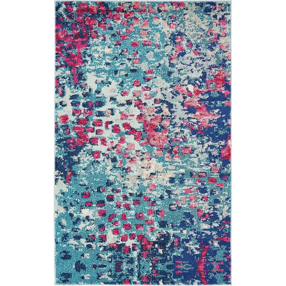 Contemporary Zhale Collection Area Rug
