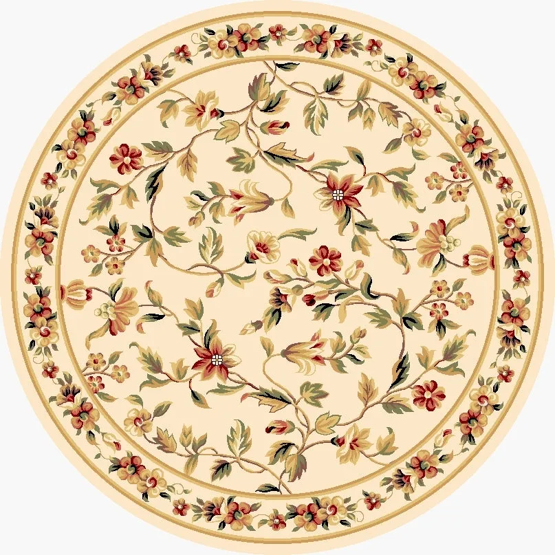 Copper Grove Veit Ivory Classic Floral Area Rug
