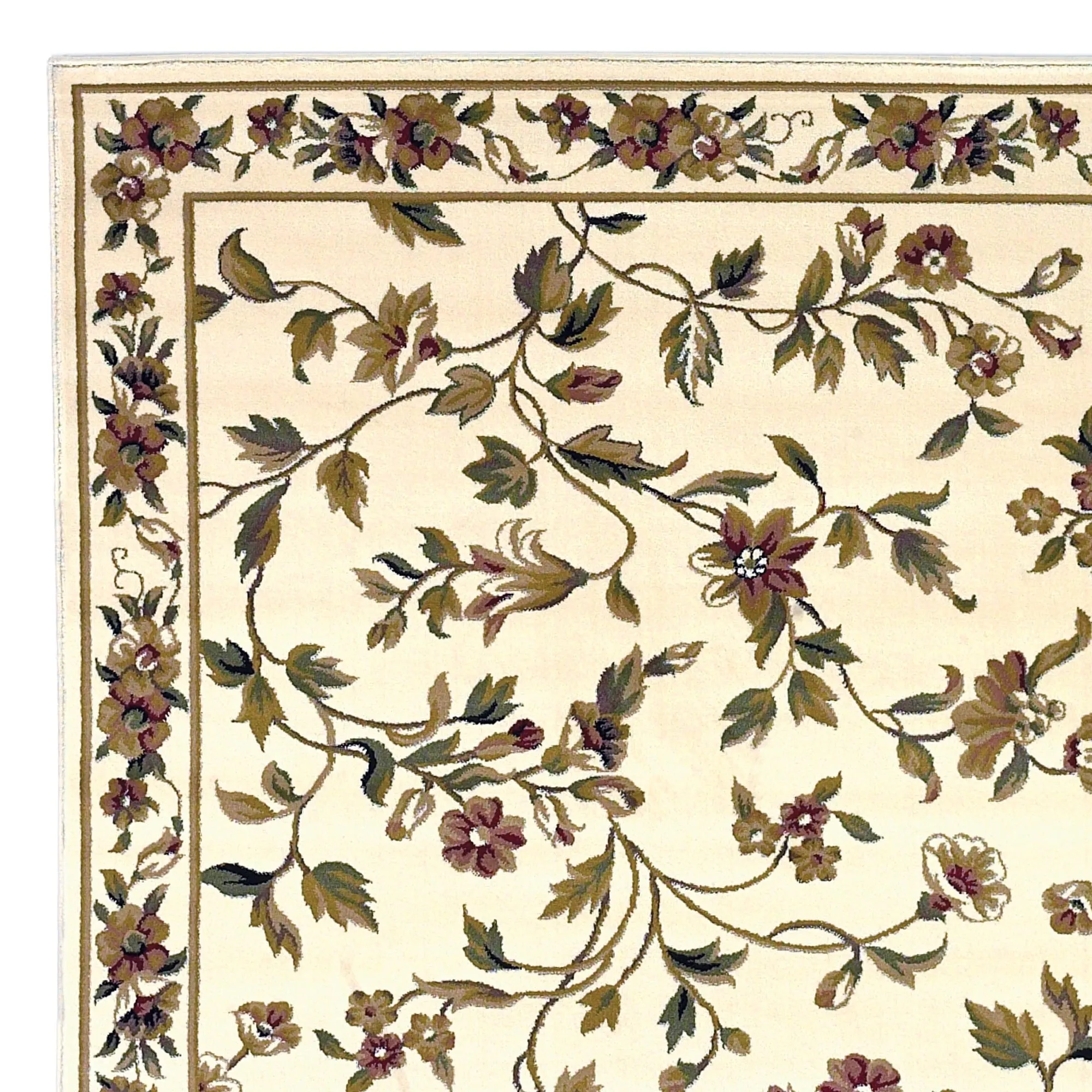 Copper Grove Veit Ivory Classic Floral Area Rug