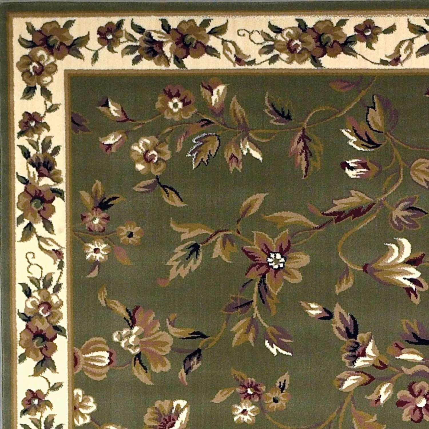 Copper Grove Veit Ivory Classic Floral Area Rug