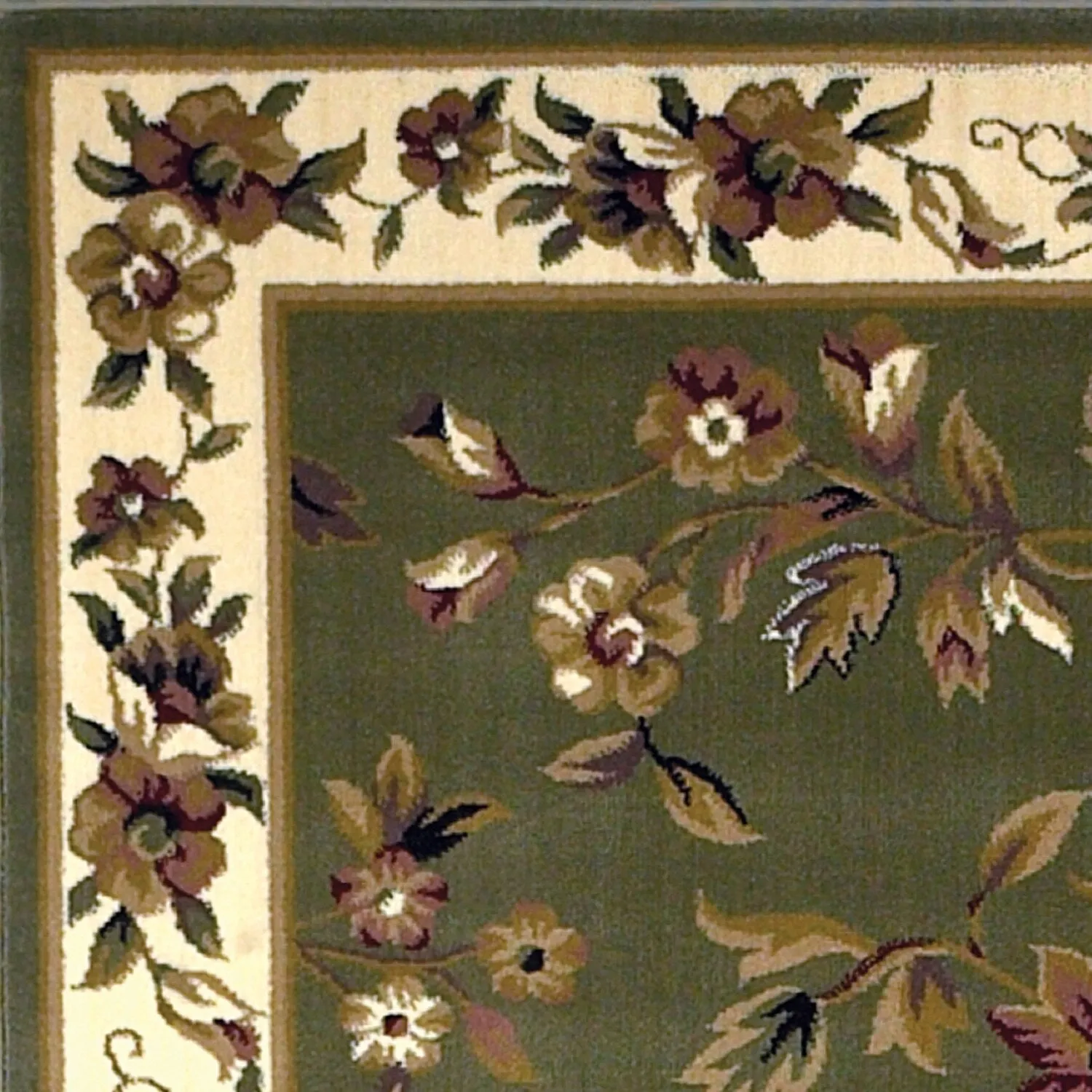 Copper Grove Veit Ivory Classic Floral Area Rug