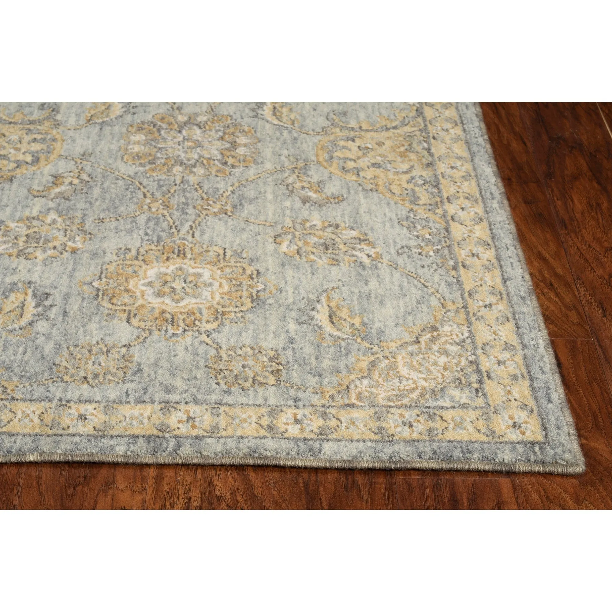 Copper Grove Wool Distressed Traditional Ivory Area Rug