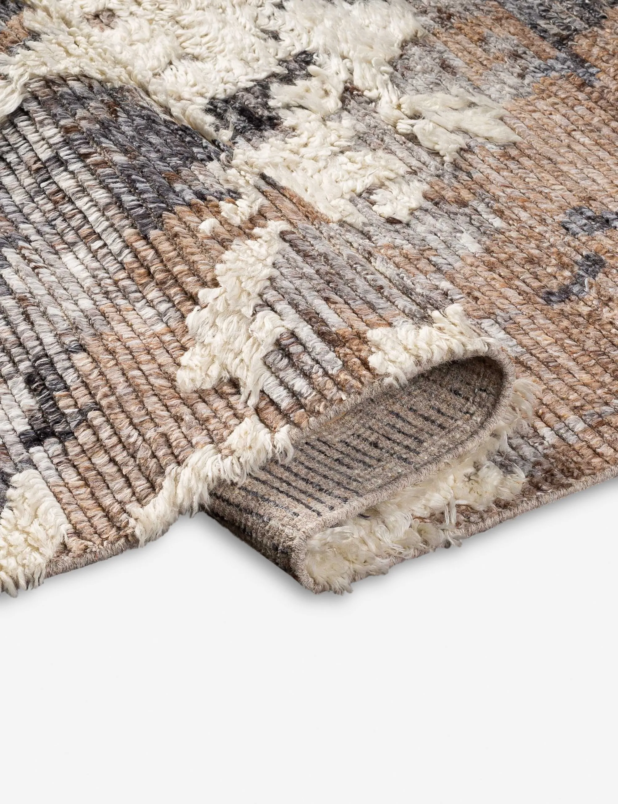 Dasia Hand-Knotted Wool Moroccan Shag Rug