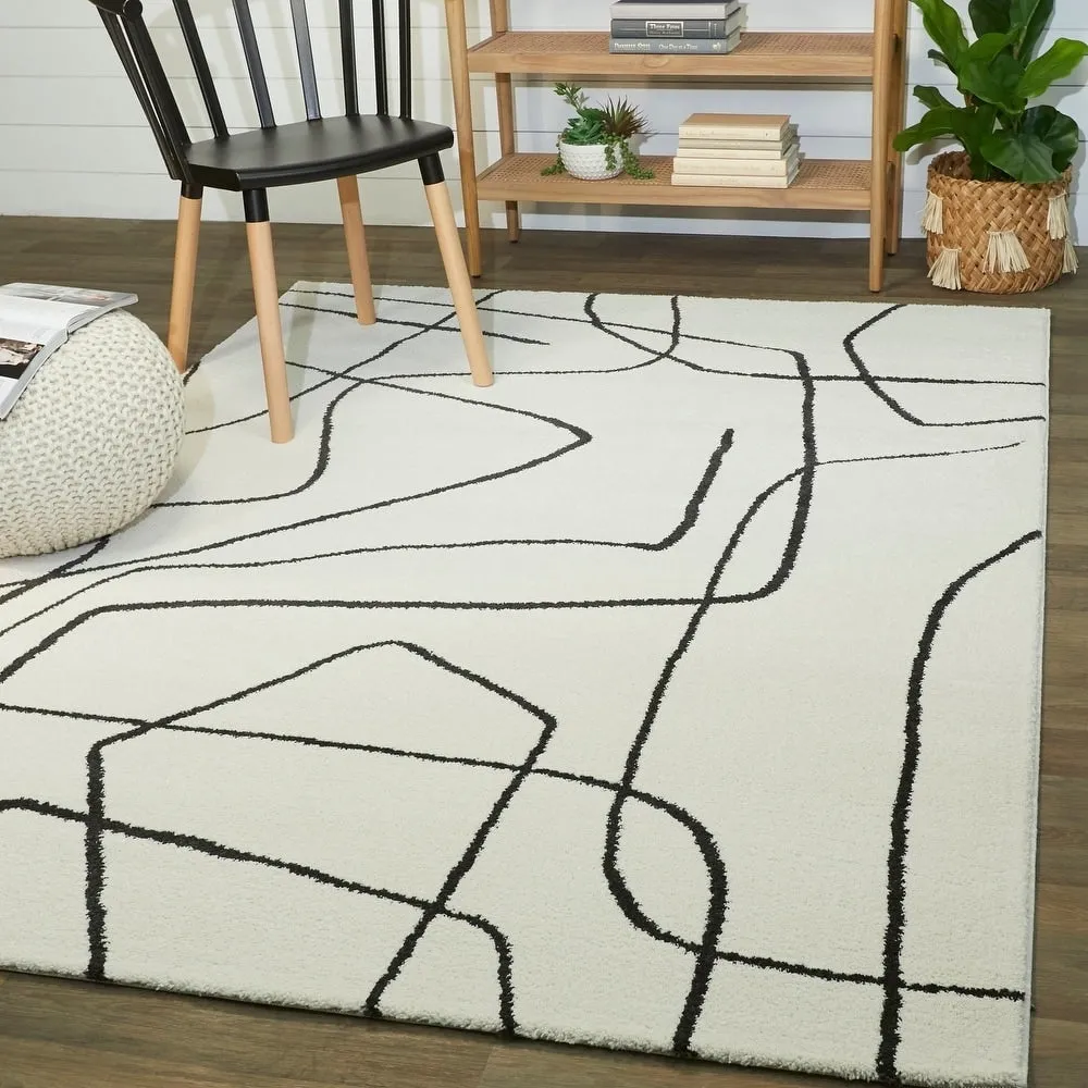 Descartes Abstract Modern Area Rug