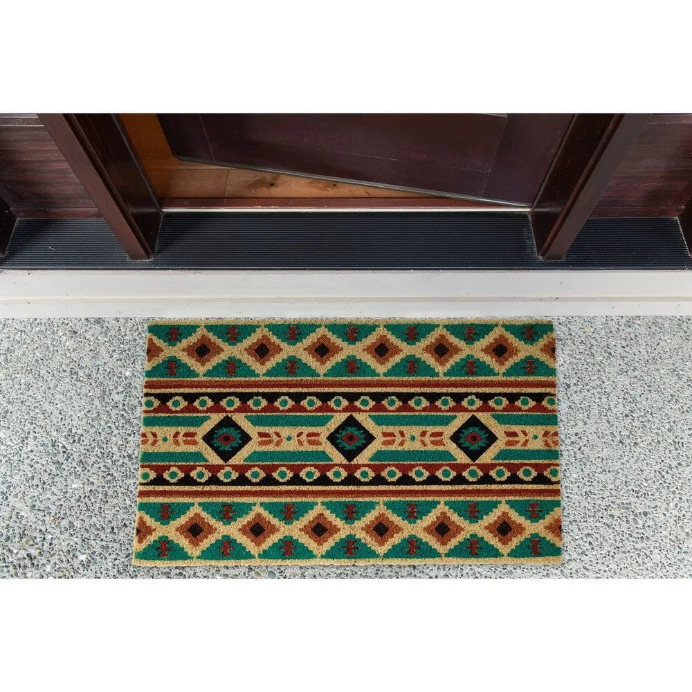 DII Blue Peonies Doormat