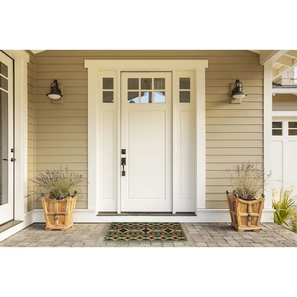 DII Blue Peonies Doormat