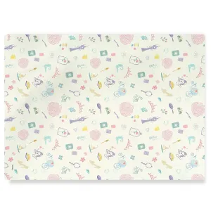 Disney Princesses Magical Objects Printed Washable Rug - 62 x 84