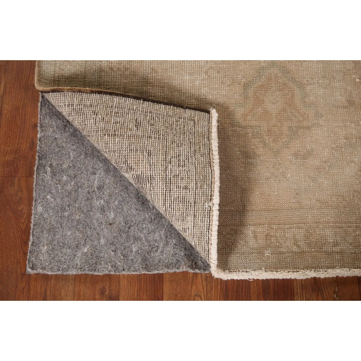 Distressed Tabriz Persian Vintage Hand-Knotted Wool Carpet - 3'1 x 4'9