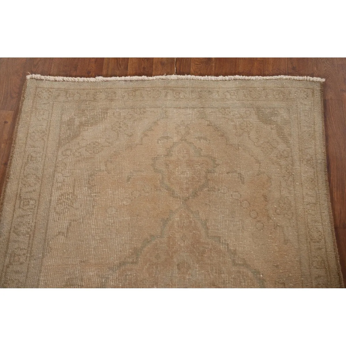 Distressed Tabriz Persian Vintage Hand-Knotted Wool Carpet - 3'1 x 4'9