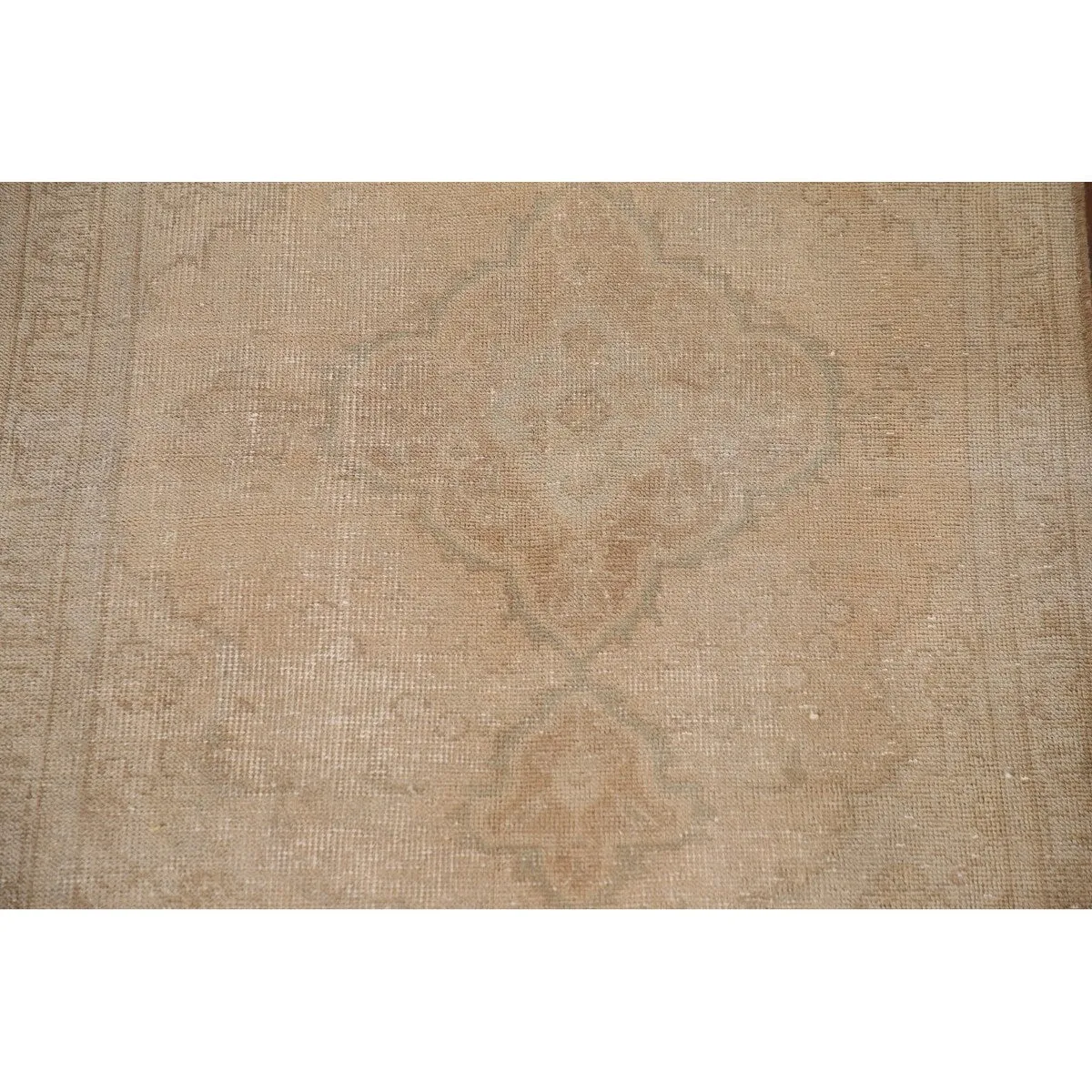 Distressed Tabriz Persian Vintage Hand-Knotted Wool Carpet - 3'1 x 4'9