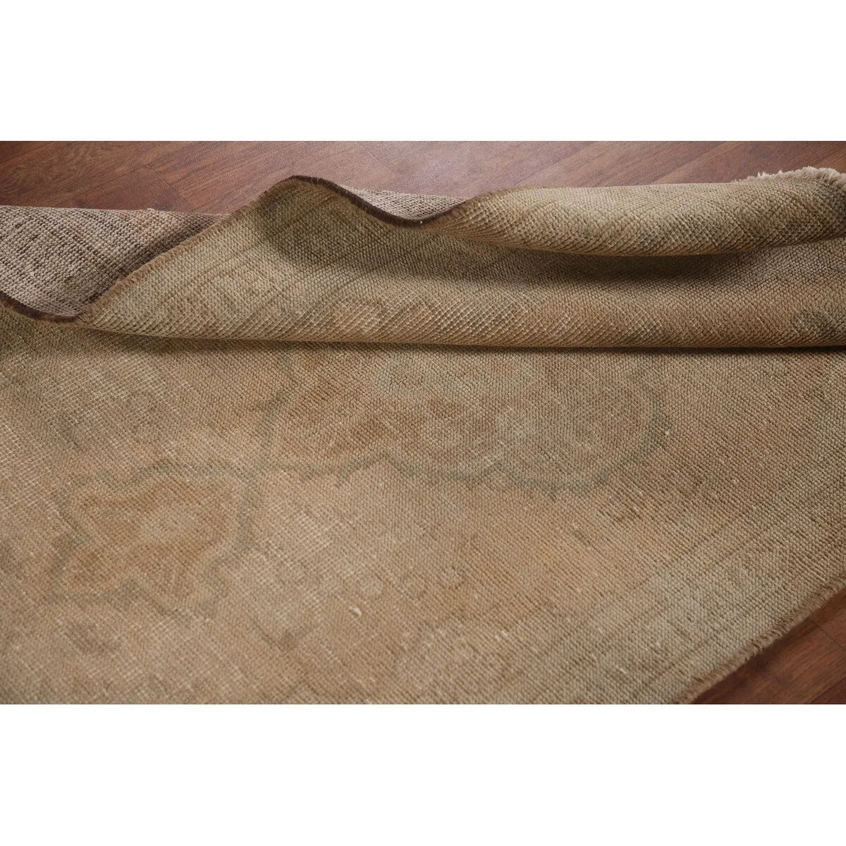 Distressed Tabriz Persian Vintage Hand-Knotted Wool Carpet - 3'1 x 4'9