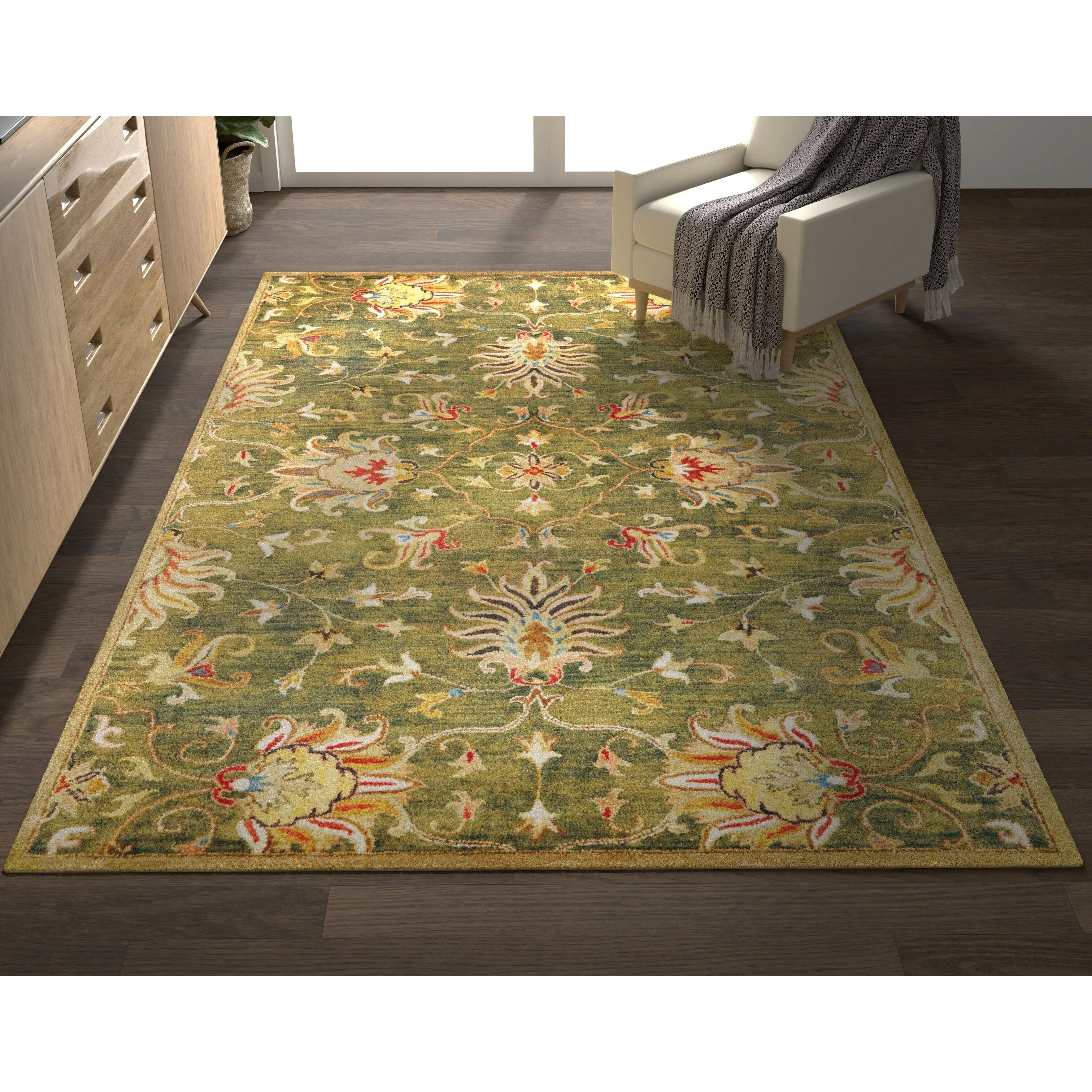 Domani Alexandria Classic Tapestry Hand-tufted Wool Area Rug