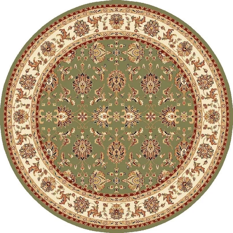 Domani Lexington Traditional Green/Ivory Medallion Area Rug