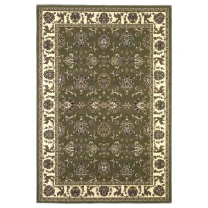 Domani Lexington Traditional Green/Ivory Medallion Area Rug