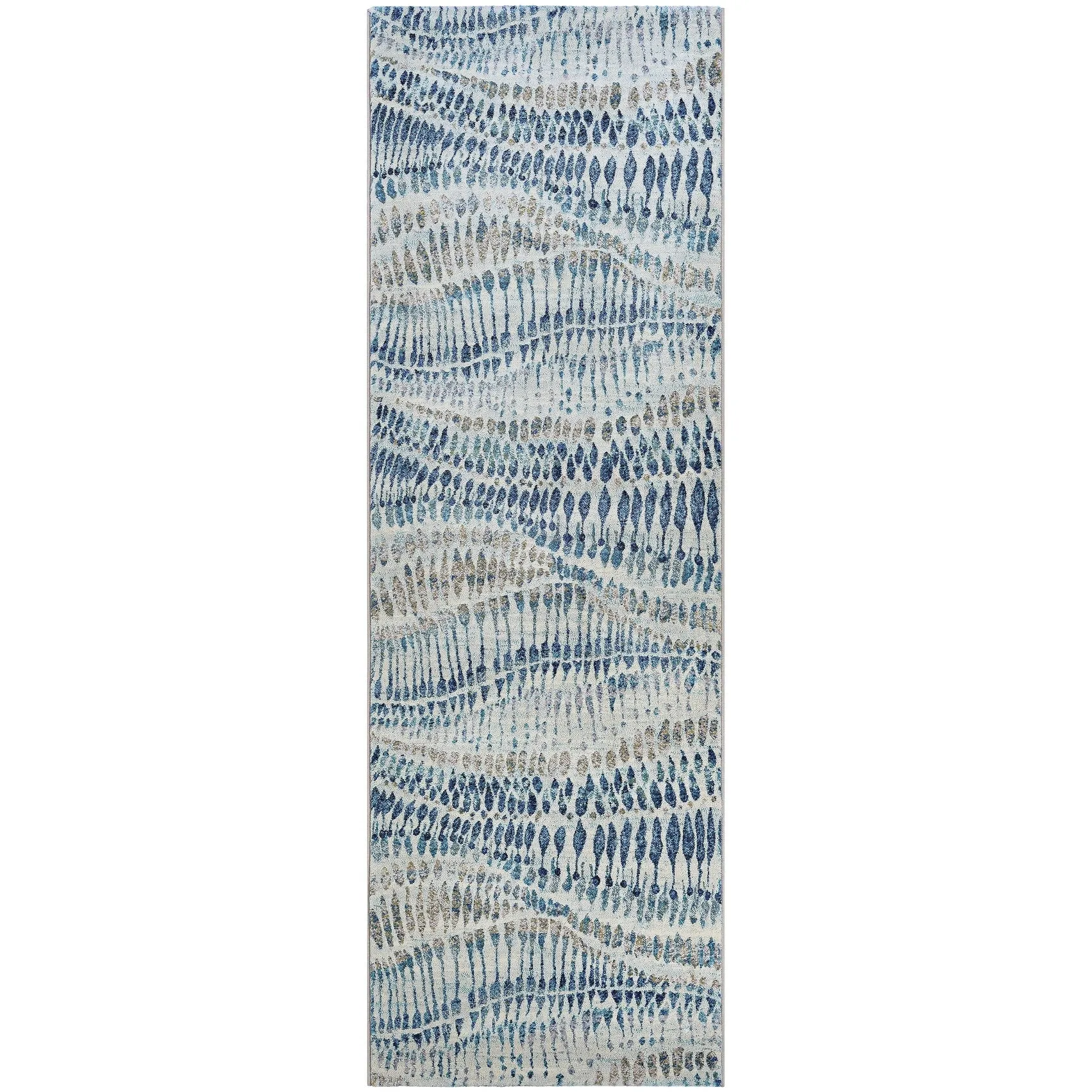Dream Decor Rugs Provencal Charlot Blue Multicolor Area Rug