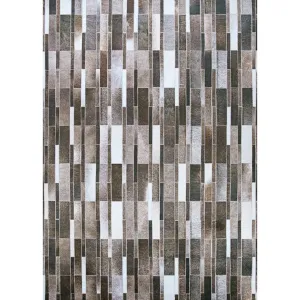 Dream Decor Rugs Steppe Juneau Brown Ivory Geometric Non Skid Area Rug
