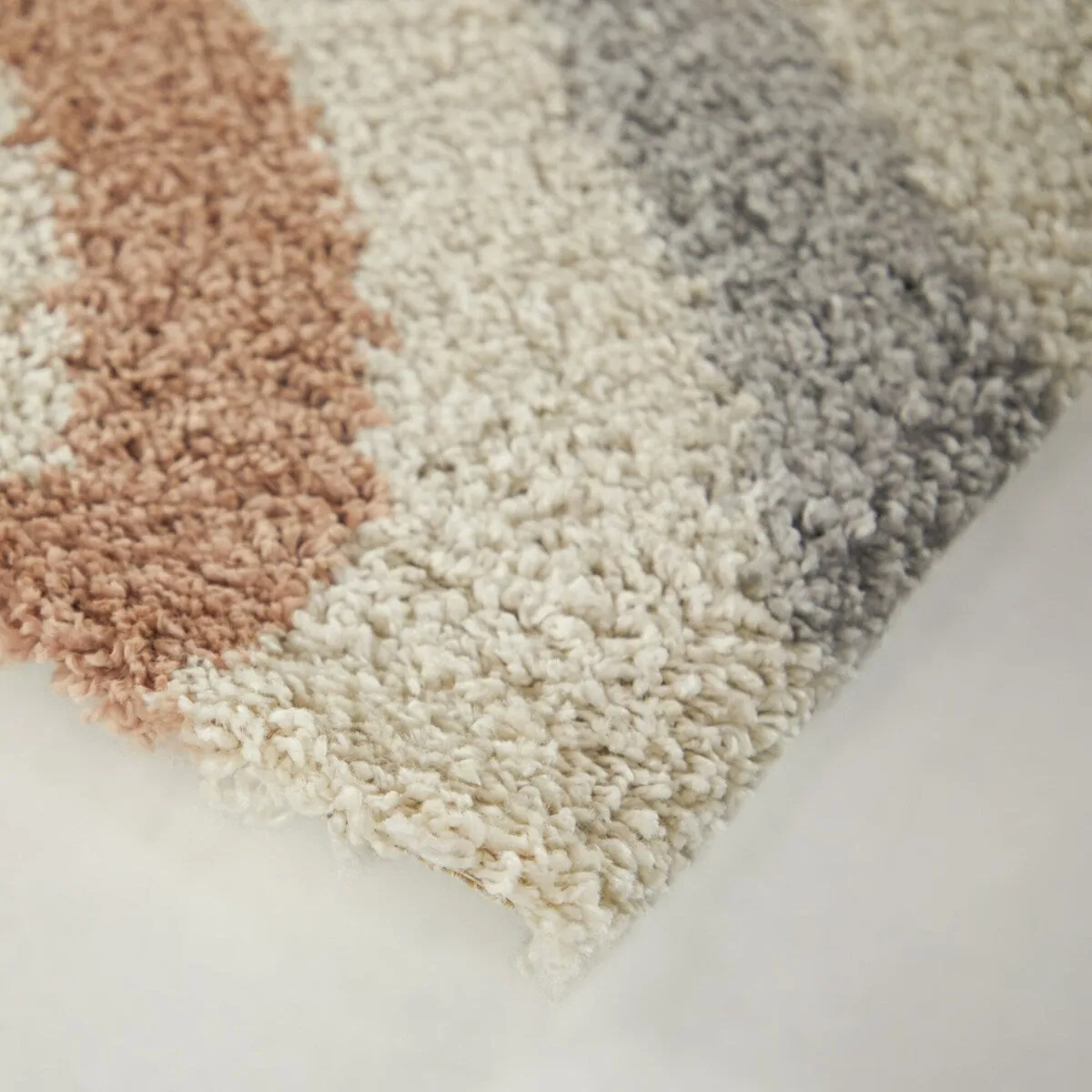 Duret Abstract Lines Contemporary Shag Area Rug