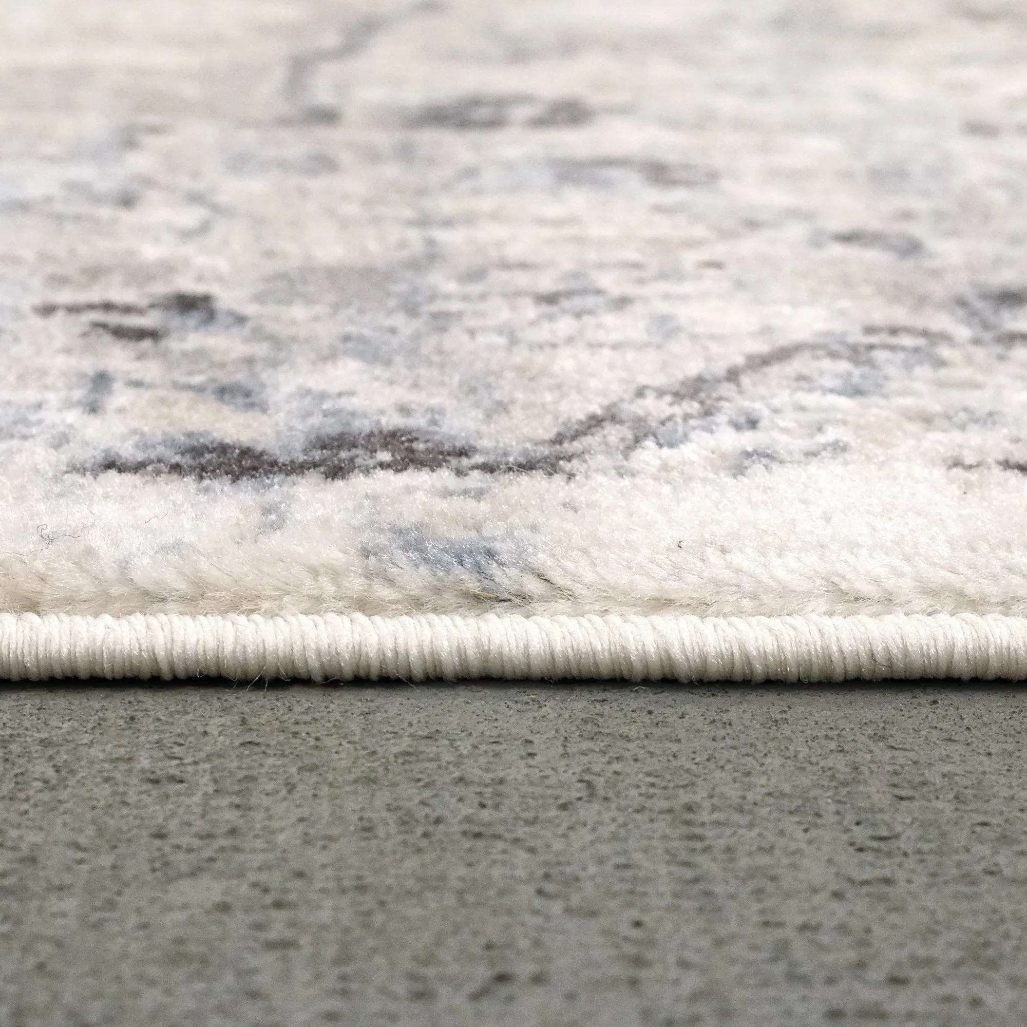 Dynamic Rugs Blue Norma Polyester & Polypropylene Area Rug