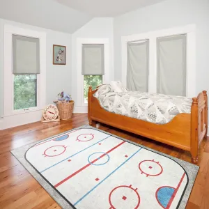 Dynamic Rugs Kidz Ivory/Multi Polyester Children's Area Rug