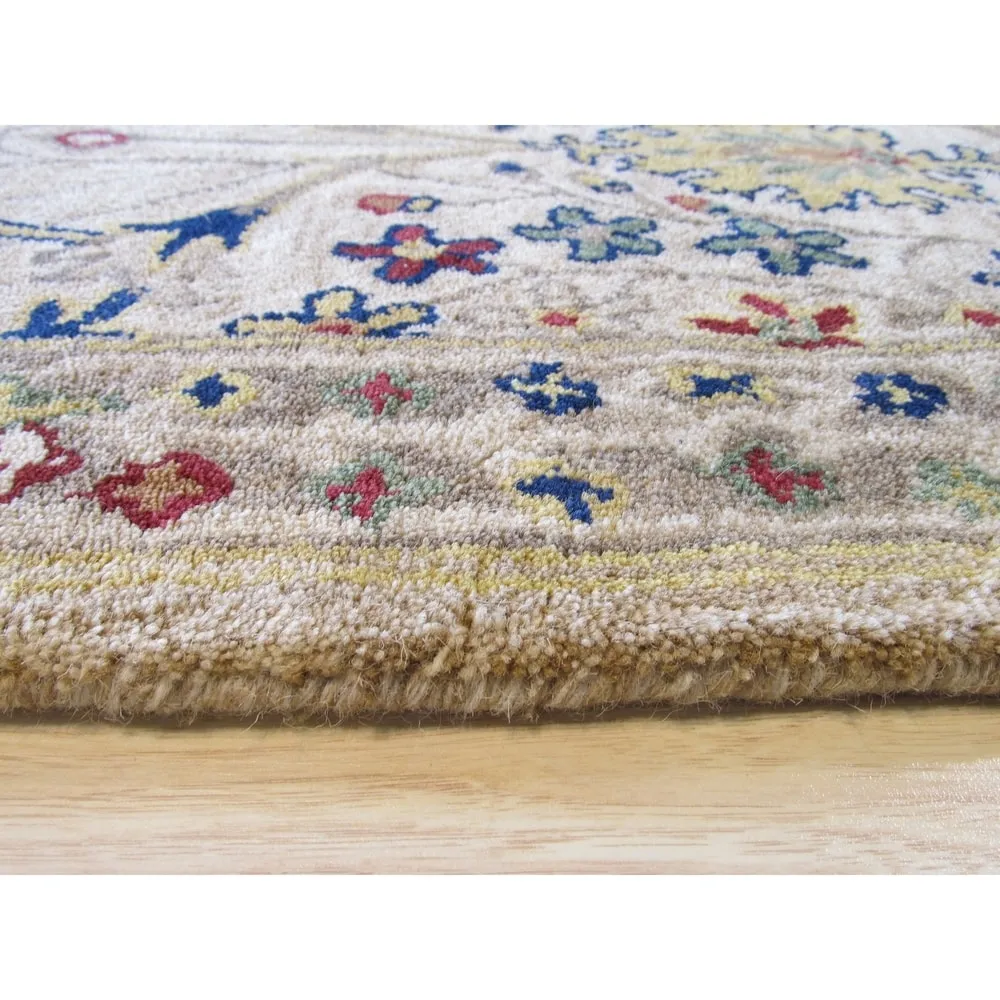 EORC Area Rug for Bedroom and Home Dcor - Handmade Wool Rug Provides