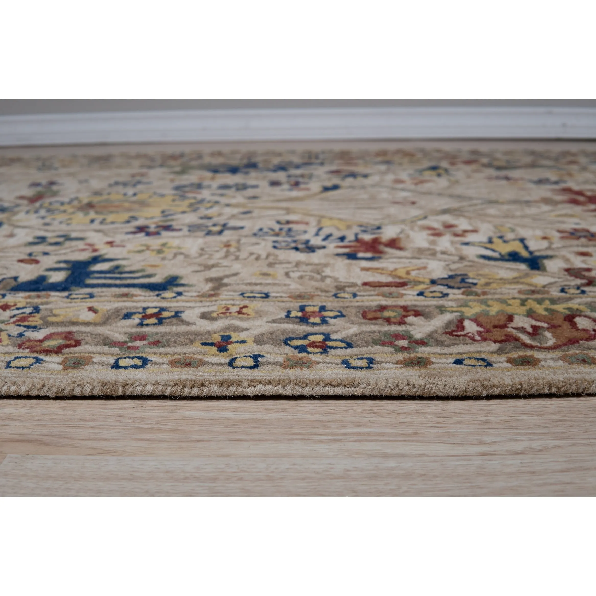 EORC Area Rug for Bedroom and Home Dcor - Handmade Wool Rug Provides