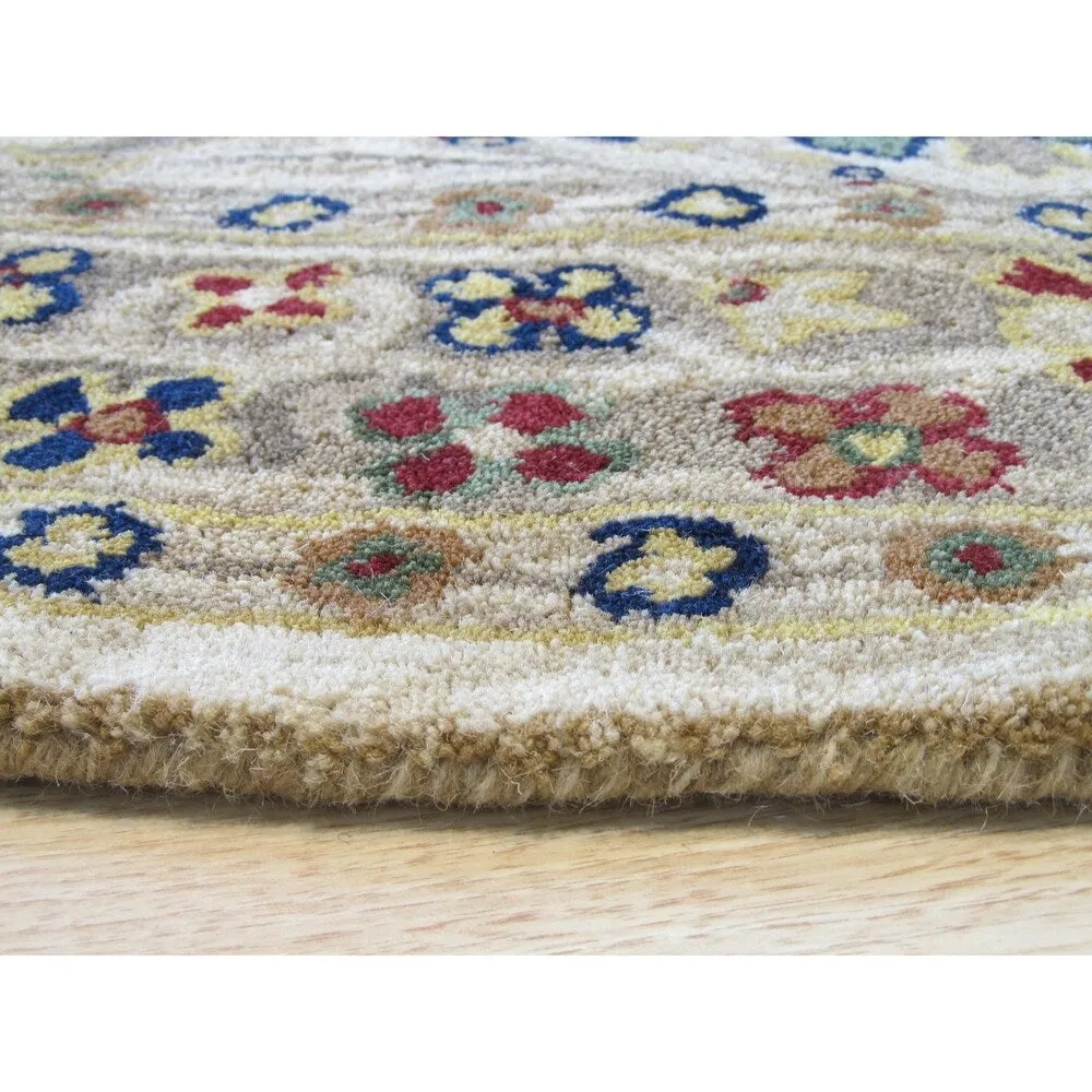 EORC Area Rug for Bedroom and Home Dcor - Handmade Wool Rug Provides